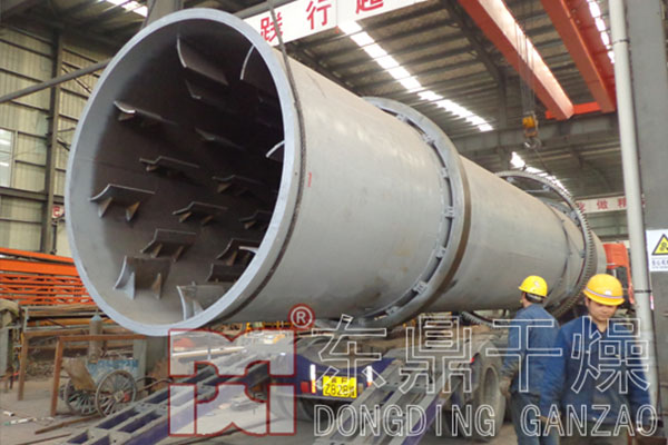 愉快合作河北敬業(yè)鋼廠鋼渣烘干機(jī)裝車(chē)發(fā)貨